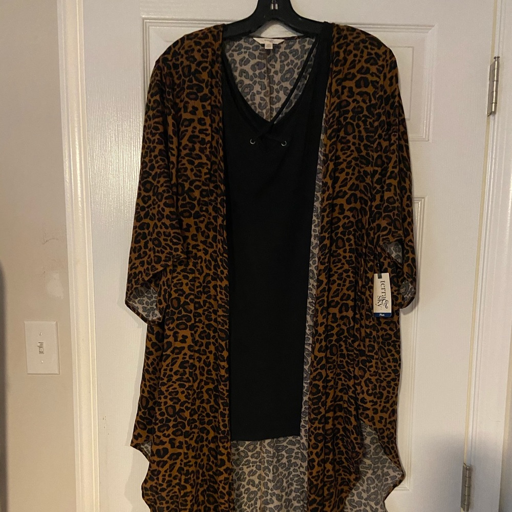 TerraSky Tank Top with Cardigan